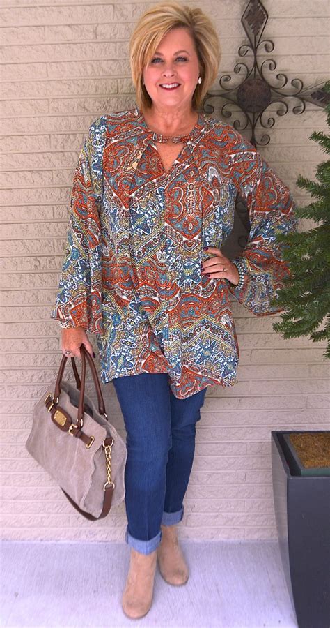 50 Is Not Old How To Get Noticed Boho Chic Tunic