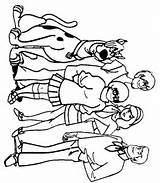 Doo Scooby Coloring Pages Coloringpagesabc Gang Color Printable Print sketch template
