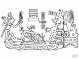 Aztec Chalchiuhtlicue Aztecas Azteca Dibujo Diosa Dioses Supercoloring Imperio Páginas Antropología Water sketch template