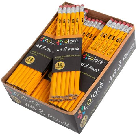 hb  pencils  eraser  piece bulk supply  set