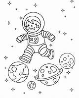 Astronauta Astronaut Planetas Astronaute sketch template