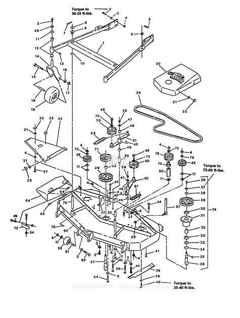 exmark fmd  sn    parts diagram   mower deck