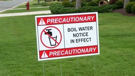precautionary boil water advisory put in place for