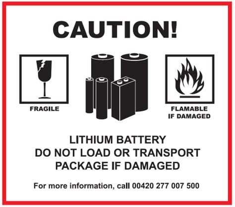 lithium solar power lifepo lithium battery transportation warning