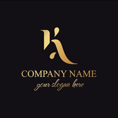 premium vector ak  letter monogram elegant luxury ka logo calligraphic style vector design