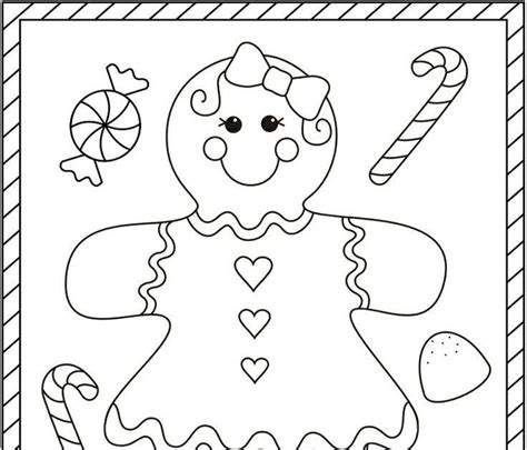gingerbread girl christmas coloring pages christmas christmas coloring
