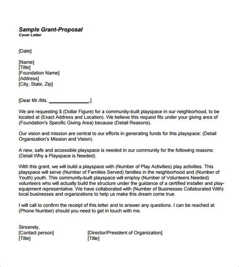 sample letter  intent  grant funding