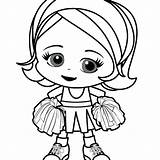 Coloring Little Girl Pages Getdrawings sketch template