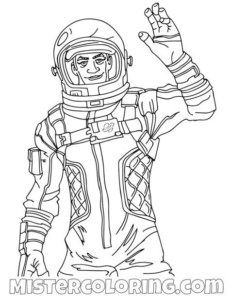 dark voyager reveal fortnite coloring page cool coloring pages