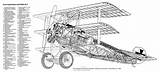 Fokker Cutaway Rotary Oberursel Horten Dr1 1917 Modelcar Dri Cutaways Spandau Biplane Cyl Wwi Armament 92mm Speed Military sketch template
