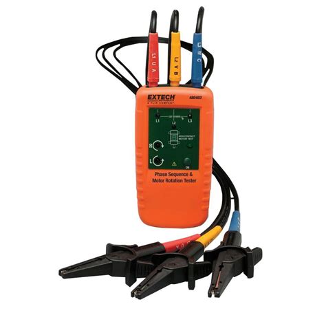 extech instruments motor rotation   phase tester   home depot