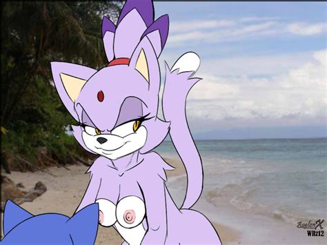 rule 34 anthro areola aval0nx beach blaze the cat