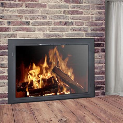 Colridge Masonry Custom Fireplace Door Overlap Fit In 2020 Fireplace