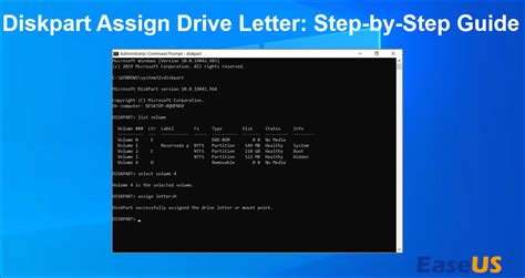full guide  diskpart assign drive letter  windows  step  step guide easeus
