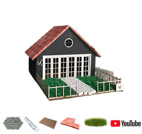 miniature brick building kits miniature farmhouse pack etsy