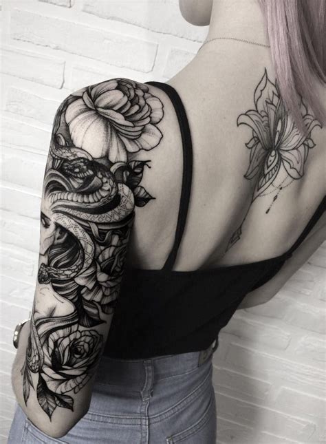 The Latest 1 4 Sleeve Tattoo Ideas For Women In 2023