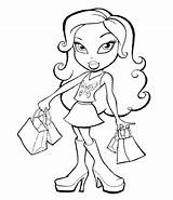 Coloring Pages Cool Girls Kids Bratz Girl Printable Dolls Baby Color Colouring Cheerleading Really Spy Ages Miss Boys Sheets Fashion sketch template