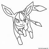 Pokemon Eevee Coloring Pages Evolutions Glaceon Printable Mega Deviantart Espeon Template Print Umbreon Color Evolution Colouring Book Kids Getcolorings Getdrawings sketch template