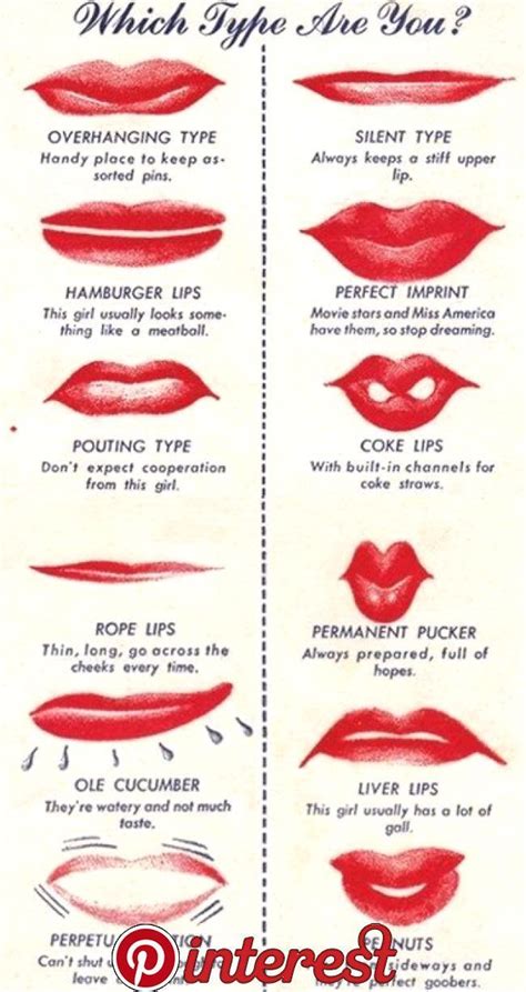 lippen types of lips shape lip types lip shapes