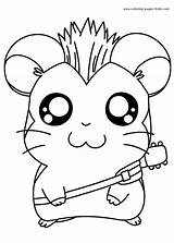 Pages Hamtaro Coloring Color Cartoon Printable Kids Print Characters Cute Back Colorear Para Sheets Book sketch template