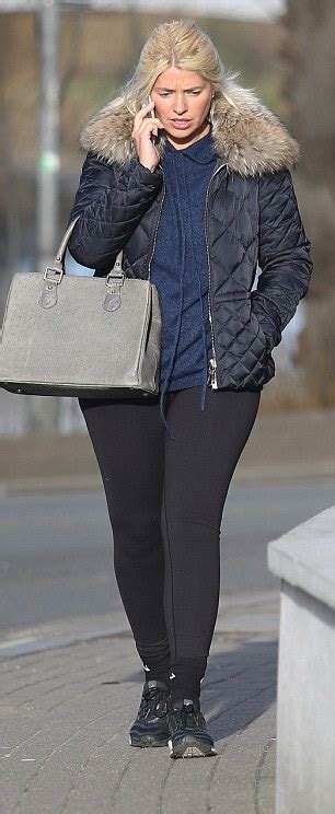 holly willoughby slips on her leggings and trainers as she takes a walk