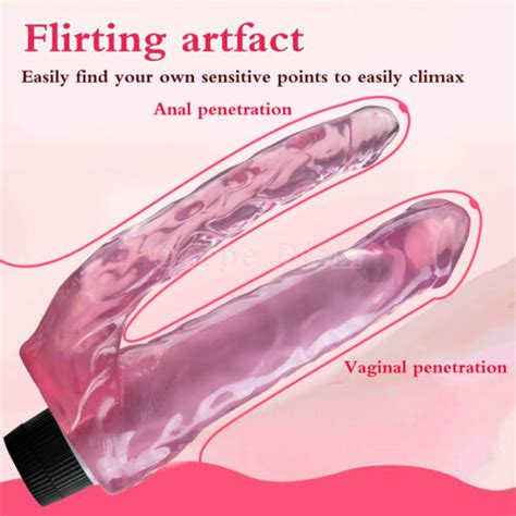 putange double sided ended headed dildo long dong lesbian sex toy for