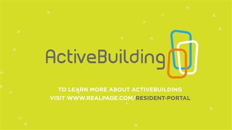 activebuilding resident portal  properties realpage