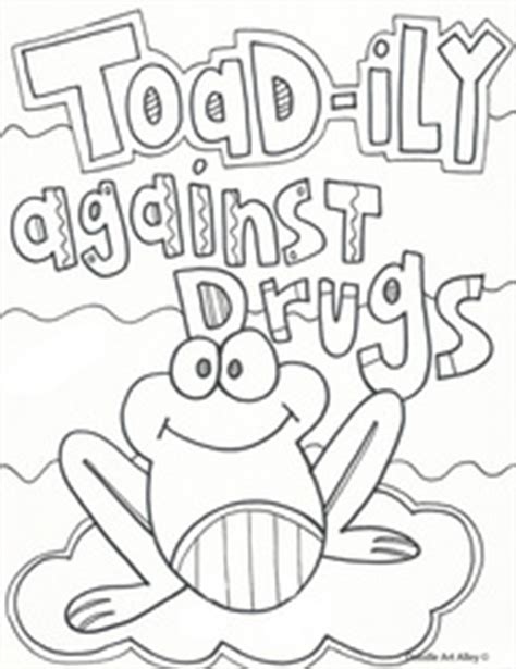 drug awareness week coloring pages