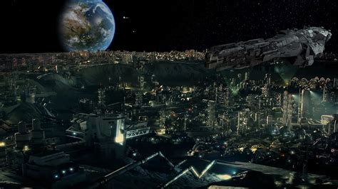 moon base city sci fi royalty  stock illustration image