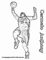 Coloring Pages Kobe Basketball Bryant Anthony Carmelo Printable Drawing Iverson Allen Players Getdrawings Color Print Yescoloring Boss Big Boys Getcolorings sketch template