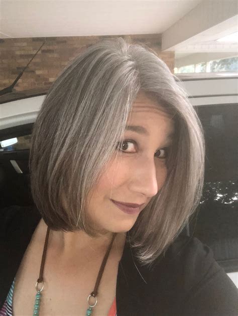 Pin By Stacey Marcantel Vizinat On Ditch The Dye Grey Hair