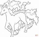 Rapidash Ponyta Kleurplaat Kleurplaten Malvorlagen Pokémon Supercoloring Tegninger Generazione Pferde Entitlementtrap Cheval Kategorier Pokemons Downloaden Uitprinten sketch template