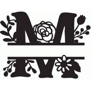 silhouette design store search designs floral monogram letter silhouette design monogram