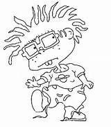 Coloring Pages Rugrats Chuckie Chucky Printable Cute Supercoloring Easy Kids Cartoons Categories Popular Coloringhome sketch template