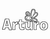 Arturo sketch template