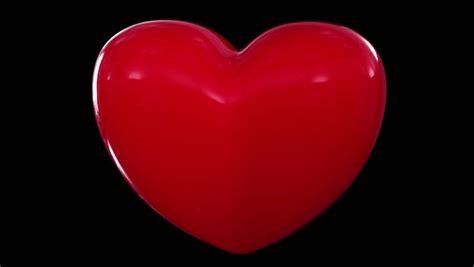 Hearts Falling On To A Big Heart Stock Footage Video
