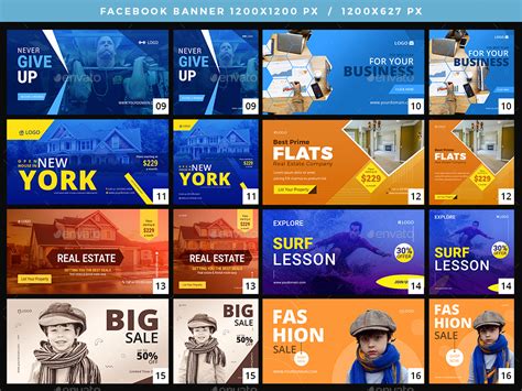 facebook multipurpose banners web elements graphicriver