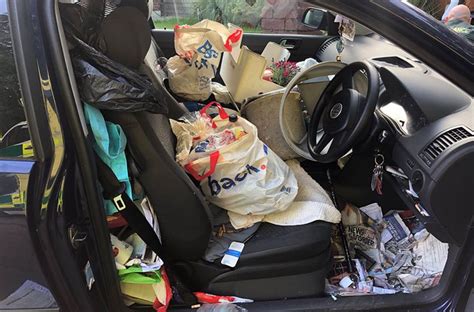 Driver Crashes Extremely Messy Car Because They Couldn’t Grab The