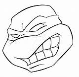 Ninja Turtle Raphael Tmnt Face Mutant Teenage Clipart Turtles Drawing Coloring Mask Head Pages Faces Drawings Transparent Donatello Theblindalley Easy sketch template