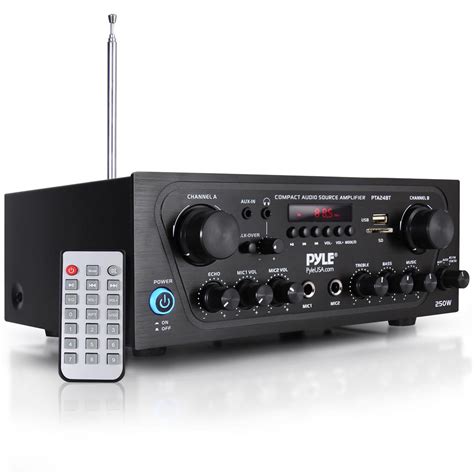 pyle ptabt home  office amplifiers receivers sound  recording amplifiers