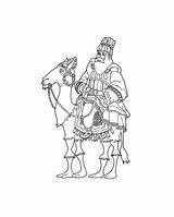 Melchior King Coloring Pages Color Wise Men Three Christmas Hellokids Print Online sketch template