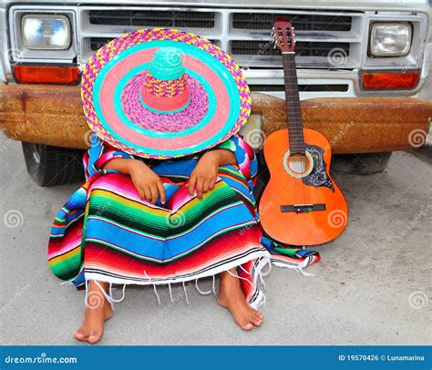 lazy nap mexican guy sleeping  grunge car royalty  stock image