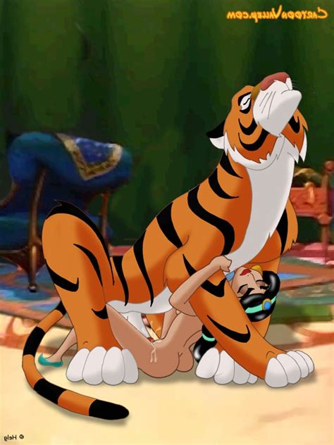 princess jasmine and rajah hentai