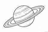 Saturn sketch template