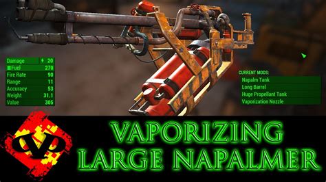 fallout  exclusive weapon vaporizing large napalmer   obtain