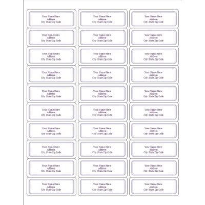 printable address labels   sheet  template  address