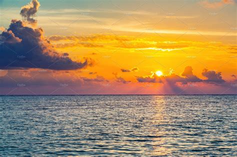 bright sunset  ocean  sunset sunrise  maldives