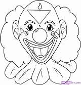 Clown Coloring Pages Scary Draw Evil Drawing Creepy Color Killer Clowns Easy Cry Later Now Face Cartoon Colour Drawings Clipart sketch template