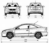 Astra Kolorowanki Techniczne Dane Samochody Autocentrum Blueprint Techniczny Szkic sketch template