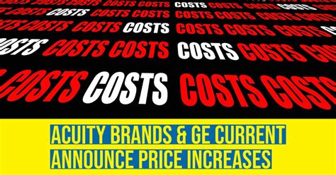 acuity brands ge current announce price increases